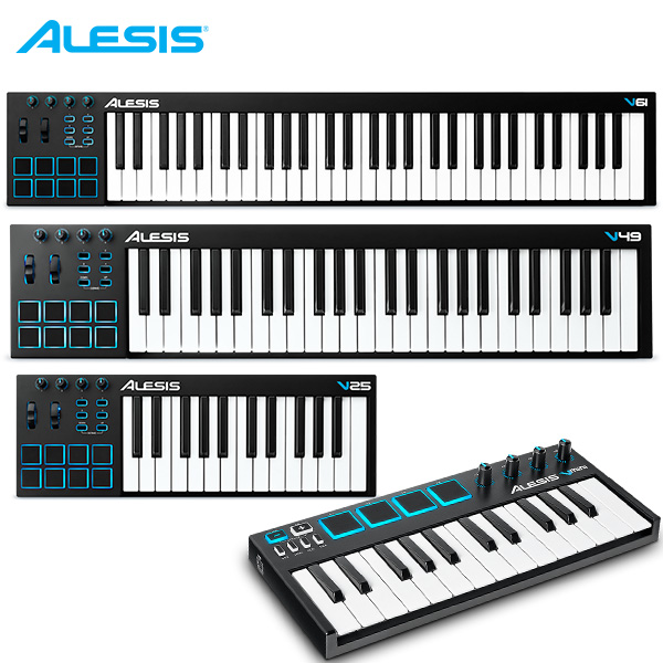 [ALESIS] 알레시스 V 시리즈 V25 / V49 / V61 USB 미디 컨트롤러