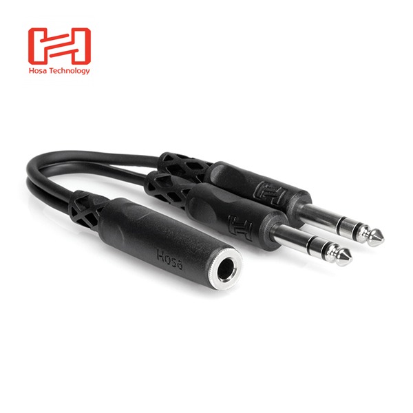 [HOSA] 호사 YPP-308 Y Cable 1/4 in TRSF to Dual 1/4 in TRS 케이블